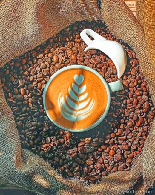 Aesthetic Coffee Drinks Painting By Numbers Kits