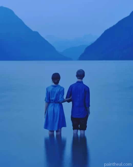 Couple In A Seascape NEW Painting By Numbers Kits