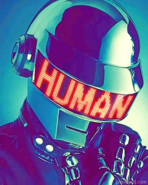 Aesthetic Daft Punk NEW Painting By Numbers Kits