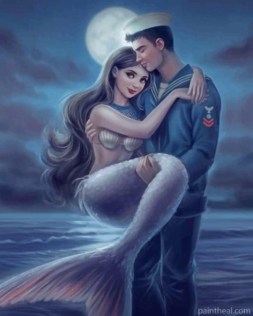 Human And Mermaid NEW Painting By Numbers Kits