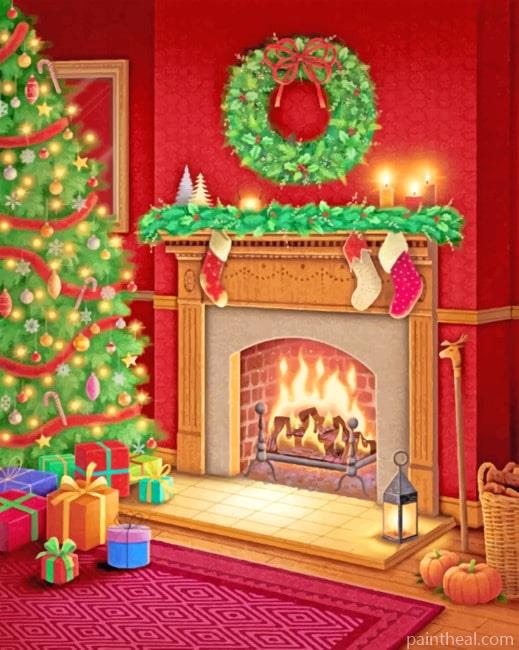Aesthetic Christmas Painting By Numbers Kits
