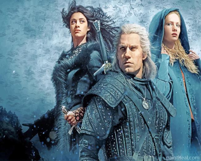 The Witcher Characters NEW Painting By Numbers Kits