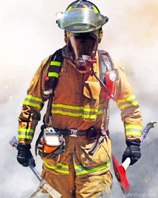 Firefighter Heroes Painting By Numbers Kits