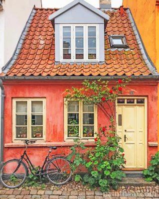 Aarhus House Painting By Numbers Kits