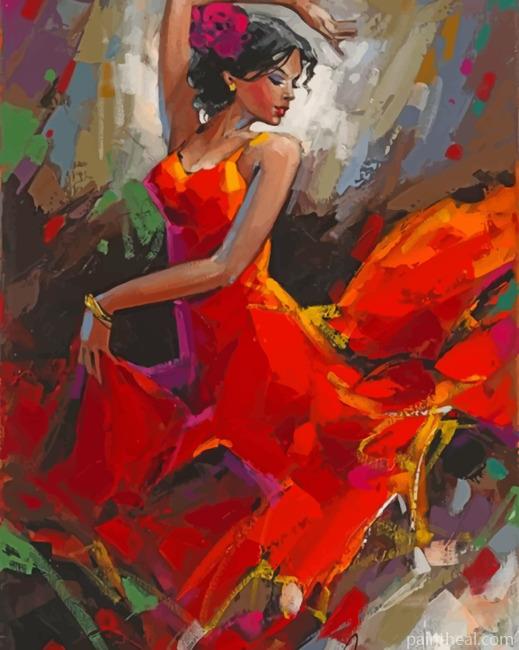 Woman Dancing Painting By Numbers Kits