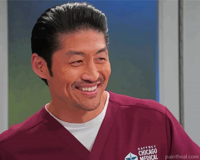 Chicago Med Brian Tree As Dr Painting By Numbers Kits