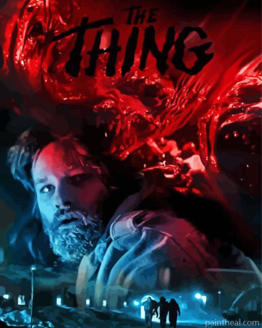 Aesthetic John Carpenter The Thing Poster Painting By Numbers Kits