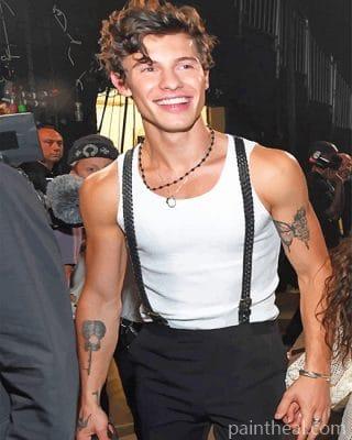 Tattoed Shawn Mendes NEW Painting By Numbers Kits