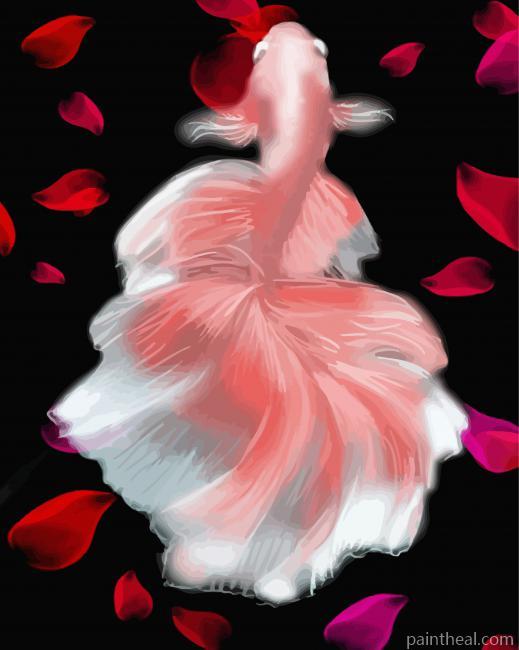 Peachy Elegant Fish Painting By Numbers Kits