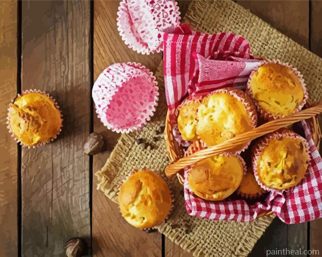 Aesthetic Muffin Painting By Numbers Kits