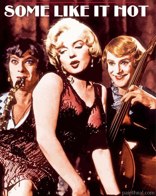 Some Like It Hot Poster Painting By Numbers Kits
