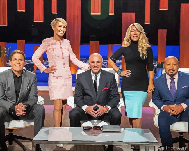Shark Tank TV Show Painting By Numbers Kits