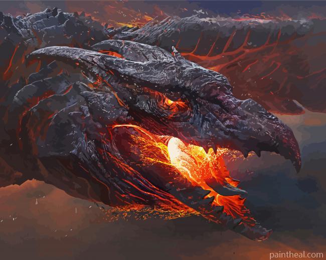 Close Up Rodan Painting By Numbers Kits