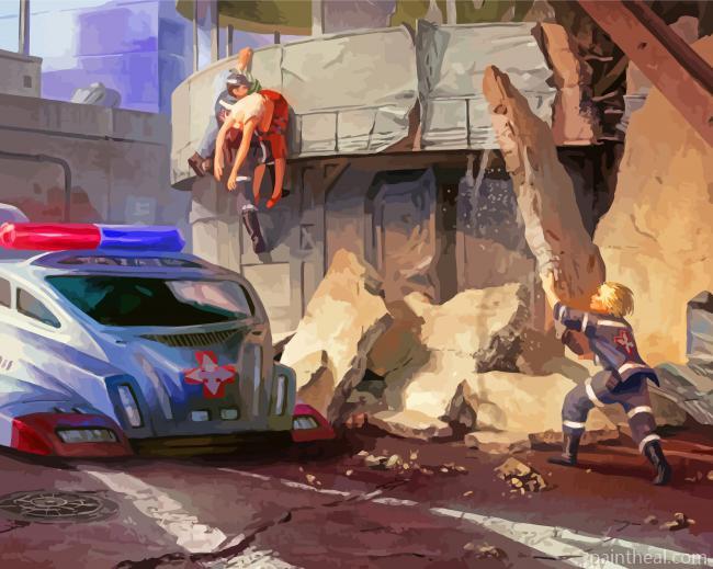 Emt Heroes Painting By Numbers Kits