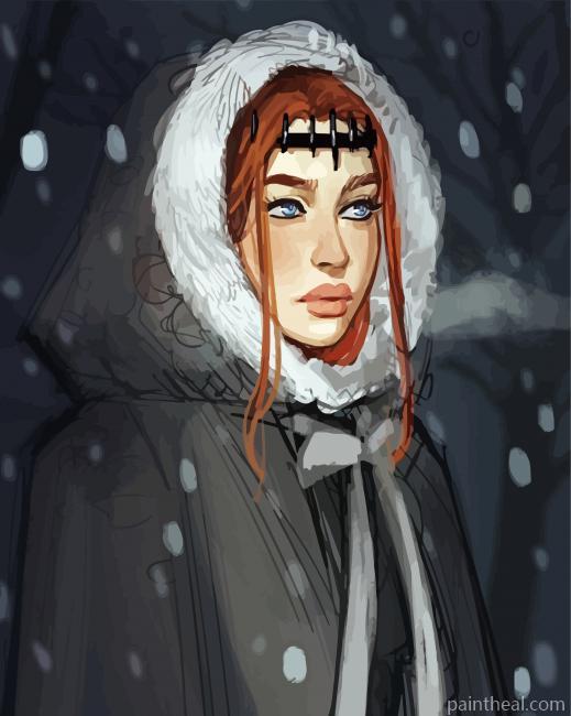 Queen Sansa Art Painting By Numbers Kits
