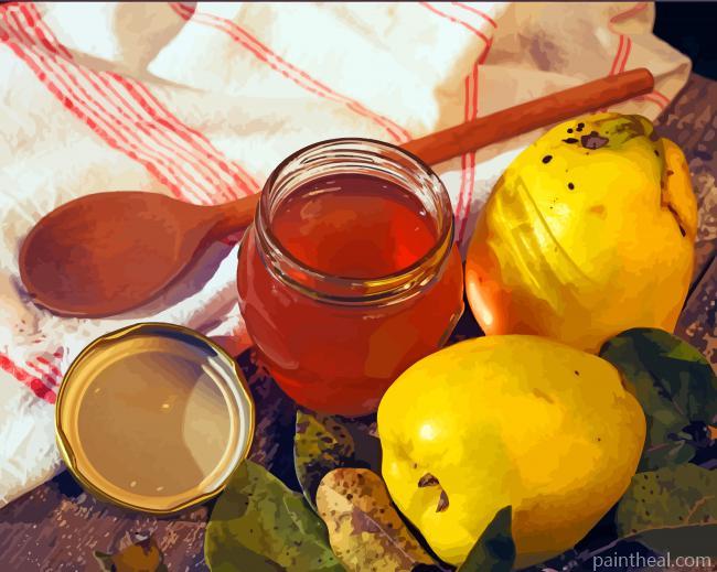 Quinces Jam Painting By Numbers Kits