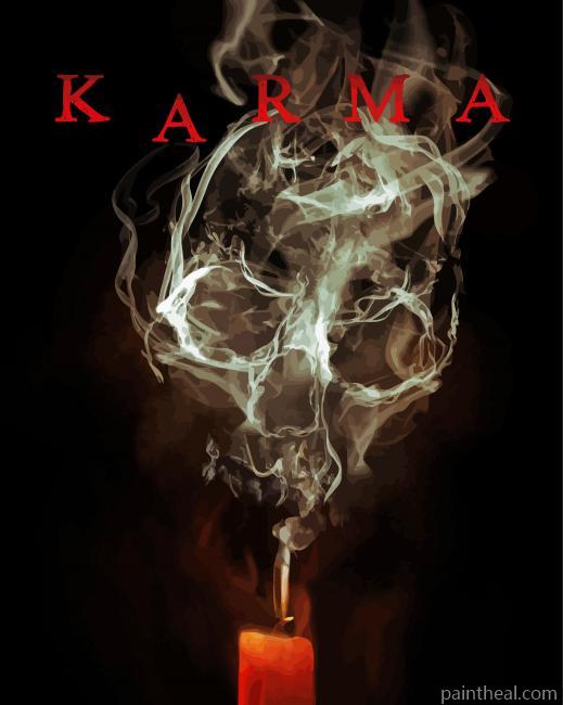 Dark Karma Movie Painting By Numbers Kits