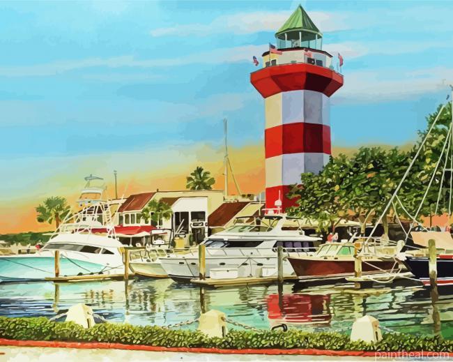 South Carolina Hilton Head Painting By Numbers Kits