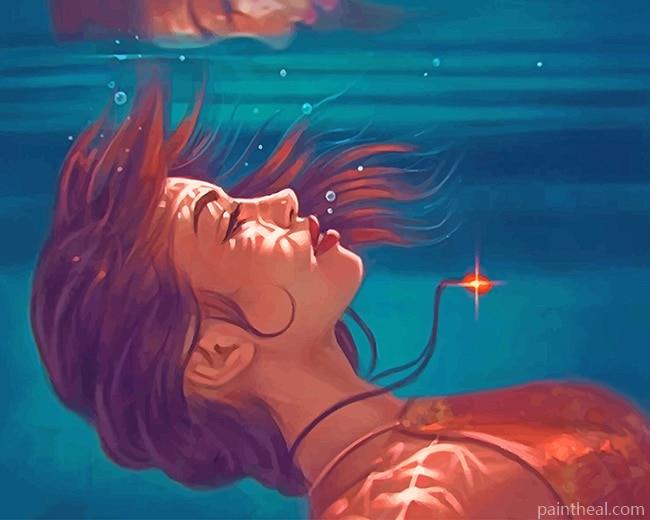 Drowning Girl Painting By Numbers Kits
