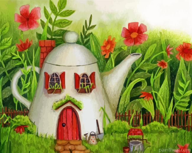 Aesthetic Fantasy Gnomes House Painting By Numbers Kits