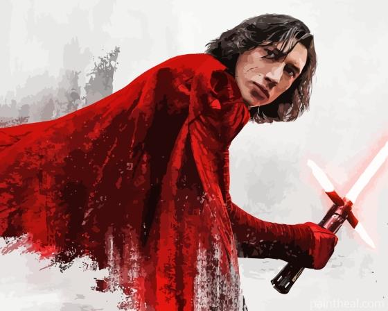 Kylo Ren Painting By Numbers Kits