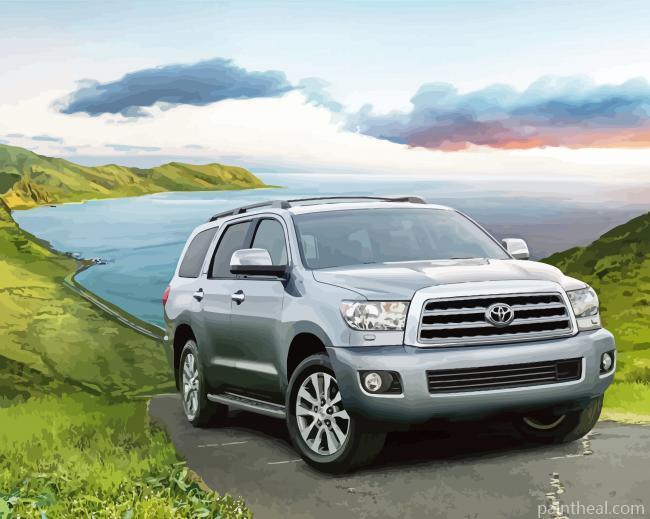 Sequoia Car Painting By Numbers Kits