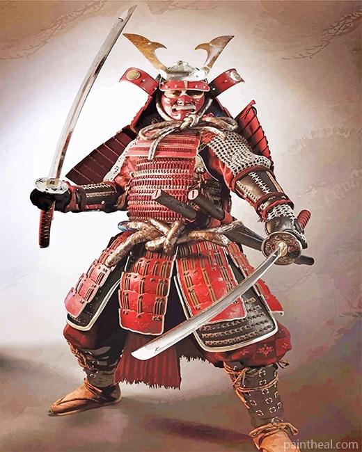 Japanese Samurai NEW Painting By Numbers Kits