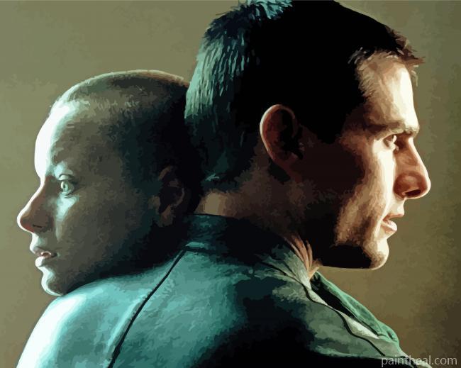 Minority Report Movie Characters Painting By Numbers Kits