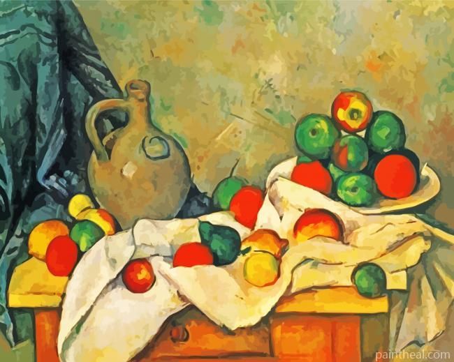 Curtain Jug And Fruit Painting By Numbers Kits