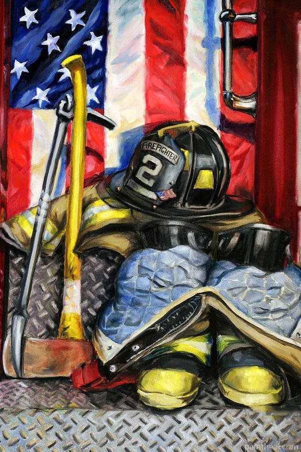 Fireman Costume- Still Life Painting By Numbers Kits