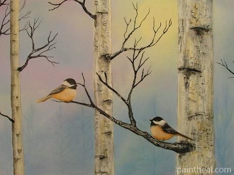 Old World Sparrow Birds Painting By Numbers Kits