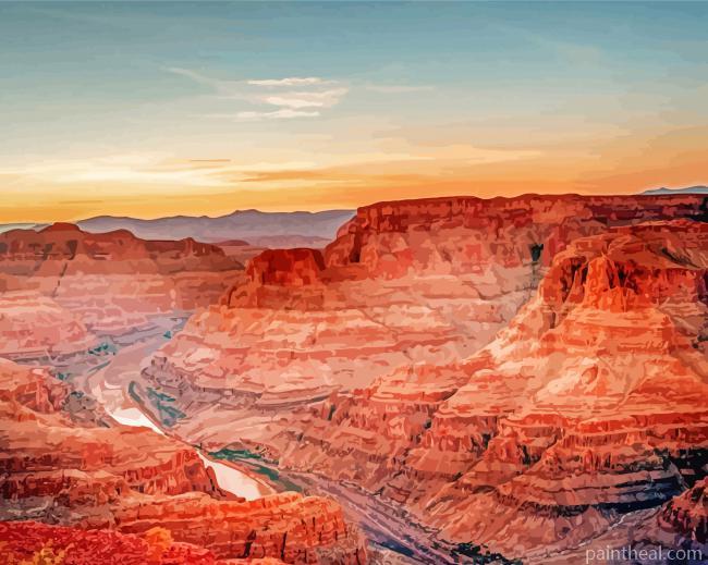 Grand Canyon West Painting By Numbers Kits