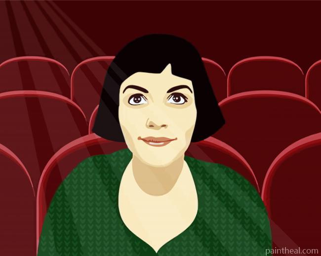 Amelie Illustration Painting By Numbers Kits