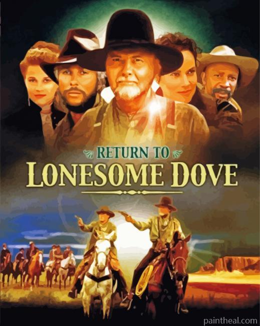 Lonesome Dove Poster Painting By Numbers Kits