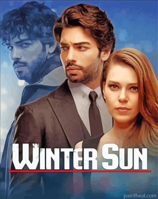 Winter Sun Poster Painting By Numbers Kits