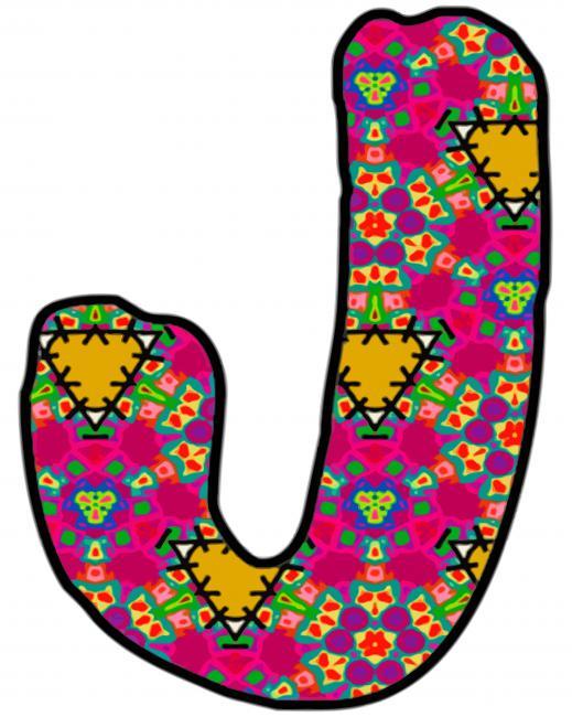 Individual Letter J Painting By Numbers Kits