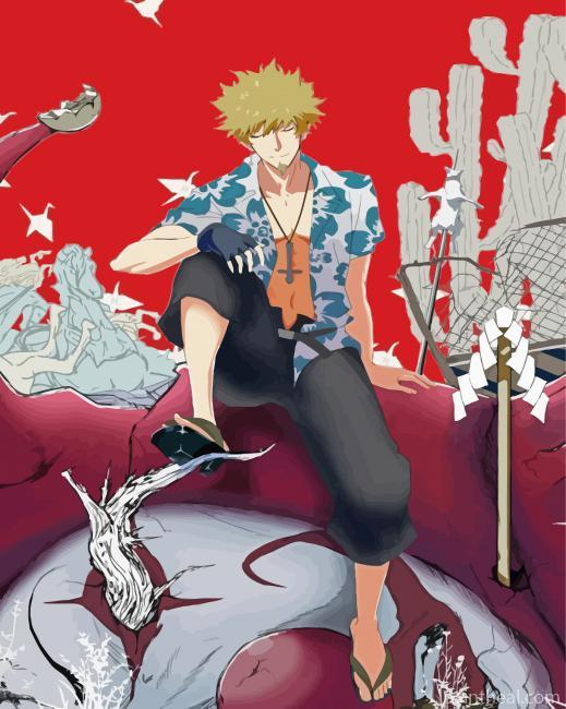 Meme Oshino Anime Character Painting By Numbers Kits