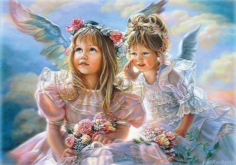 Angel Girls People Painting By Numbers Kits