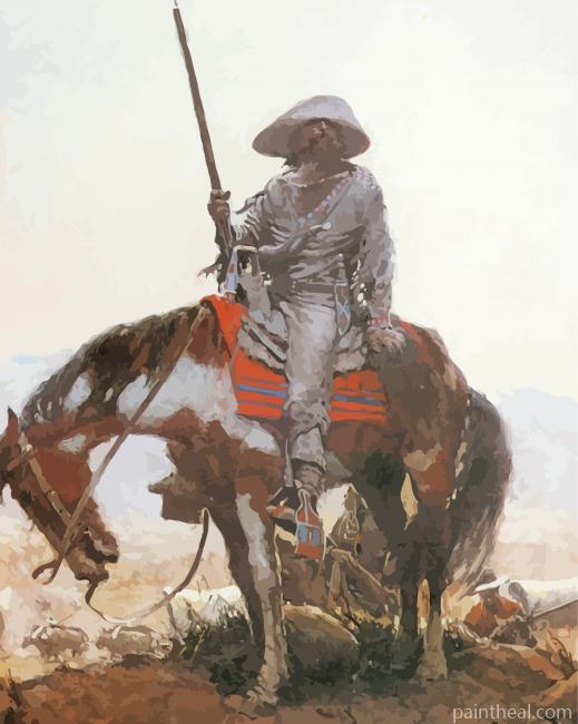 The Scout By Harvey Dunn Painting By Numbers Kits