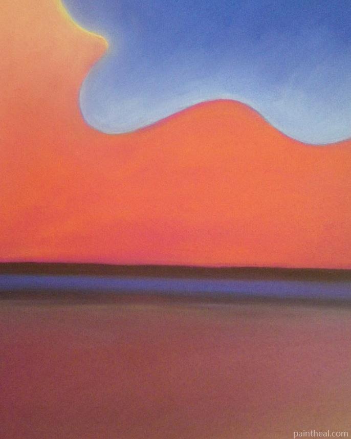 Beautiful Sunset Abstract Painting By Numbers Kits