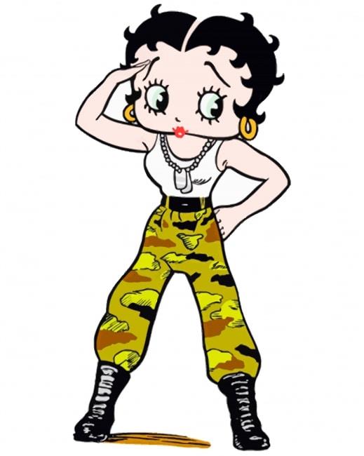 Betty Boop Army NEW Painting By Numbers Kits