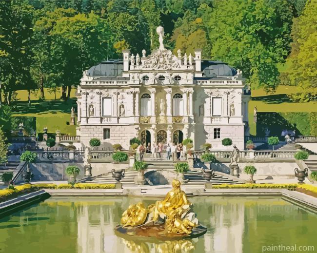 Linderhof Palace Painting By Numbers Kits