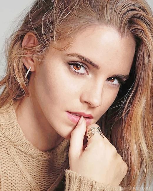 Gorgeous Emma Watson NEW Painting By Numbers Kits