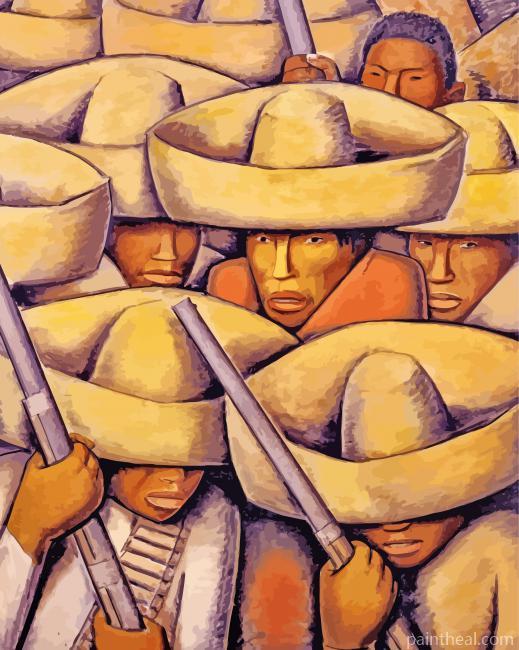 The Mexican Revolution Painting By Numbers Kits