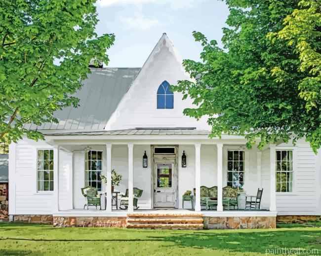 Old Farm House Painting By Numbers Kits