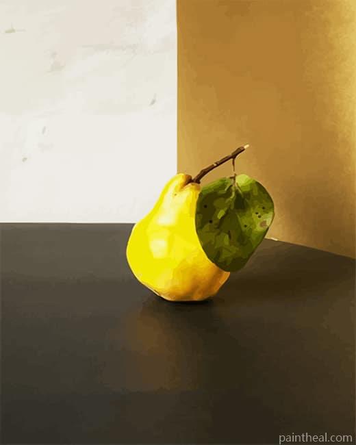 Yellow Pear Fruit NEW Painting By Numbers Kits