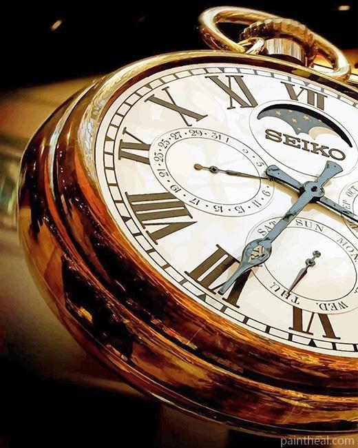 Aesthetic Clock NEW Painting By Numbers Kits