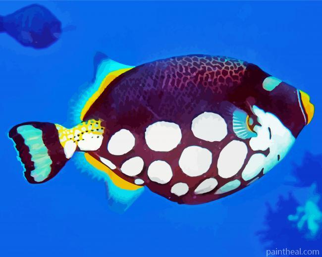 Clown Triggerfish Painting By Numbers Kits