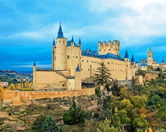 Ducal Palace Of Lerma Painting By Numbers Kits