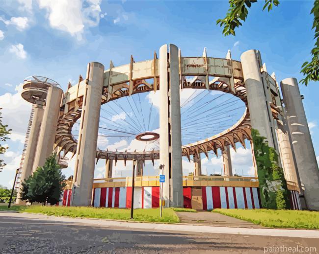 New York Queens Worlds Fair Painting By Numbers Kits